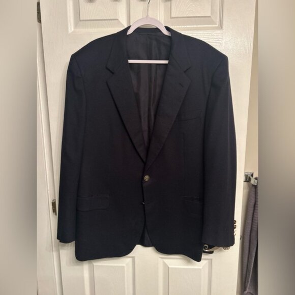 Brioni 100% Cashmere Traiano Blazer Jacket Golden Buttons - Picture 1 of 9